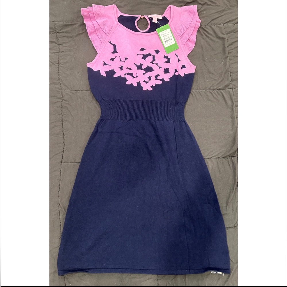 NWT - Lilly Pulitzer Kariana Butterfly Sweater Dress Size S
